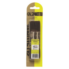 Lacci piatti cm.90 marroni - blister 2 paia Ebano