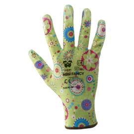 Guanti poliestere/nbr 'fancy' tg. 7 Neri