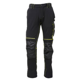 Pantalone da lavoro 'atom' l - colore black carbon Upower