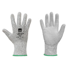 Guanti poliestere/polietilene '350 hob special' tg. 9 - colore grigio Neri