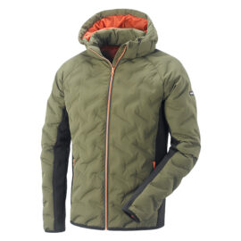 Giacca imbottita 'dakota' taglia m - nero/arancio Neri