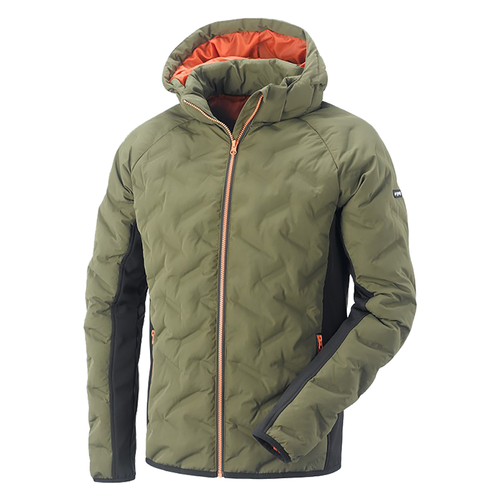 Giacca imbottita ‘dakota’ taglia l – nero/arancio Neri