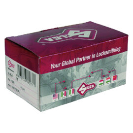 Chiavi doppia mappa ottone     5mt9bp - rossa Silca