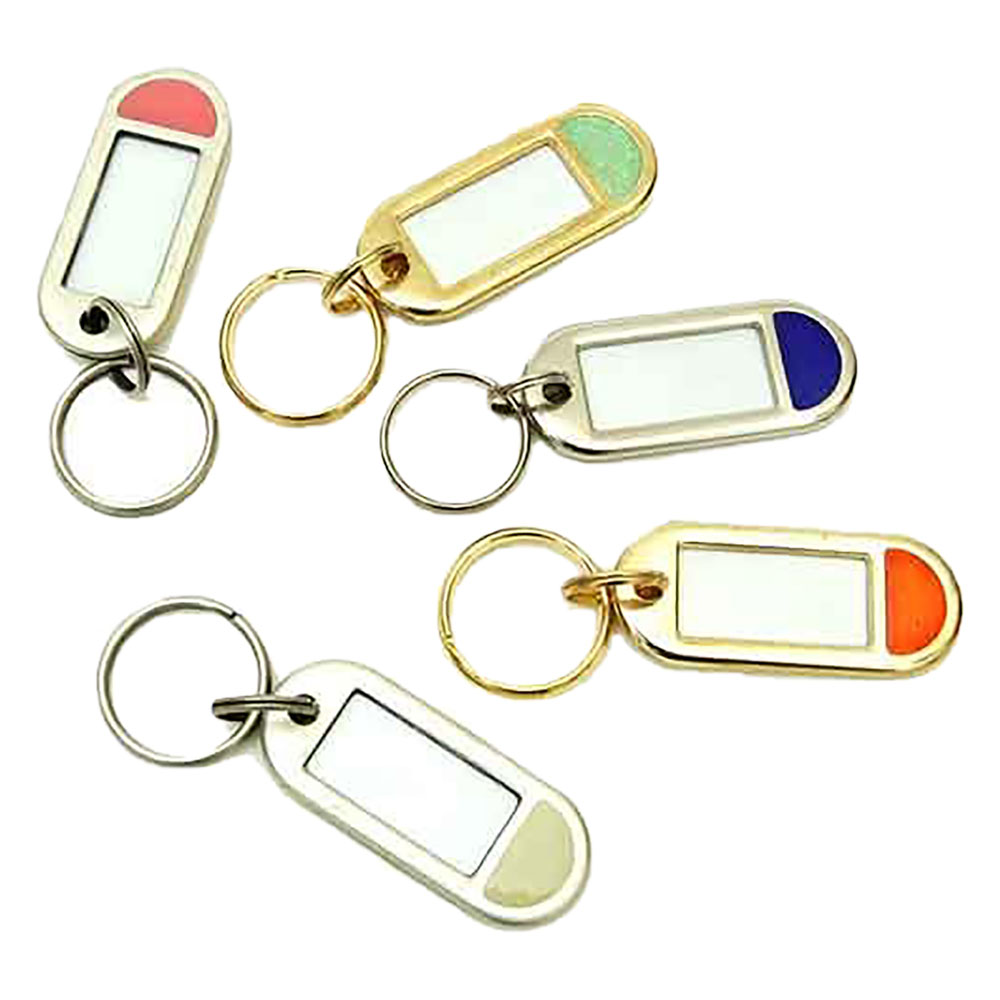 Targhetta portachiavi con doppio anello Senza marca