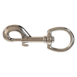 Moschettone occhio girevole Ø occhio 16 x lungh.totale 84 mm Senza marca