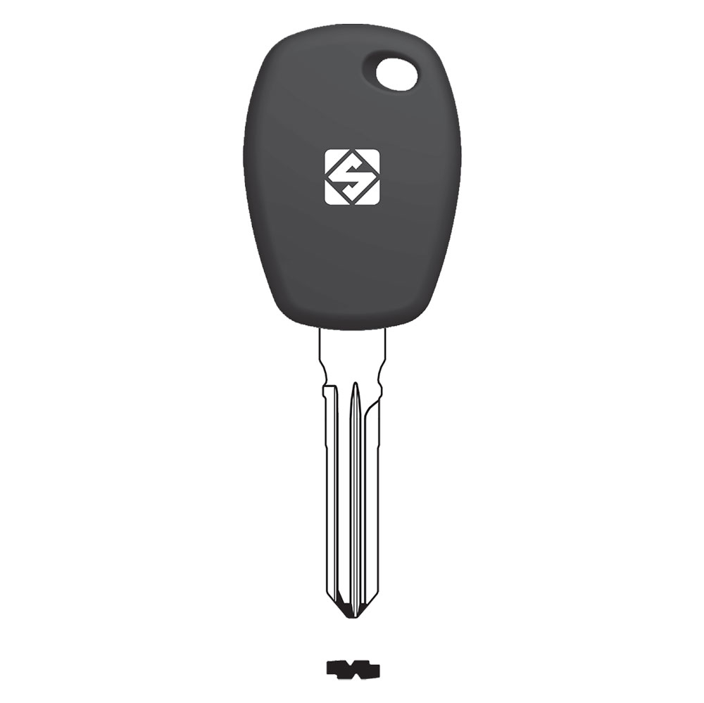 Chiave transponder acciaio hu179te Silca