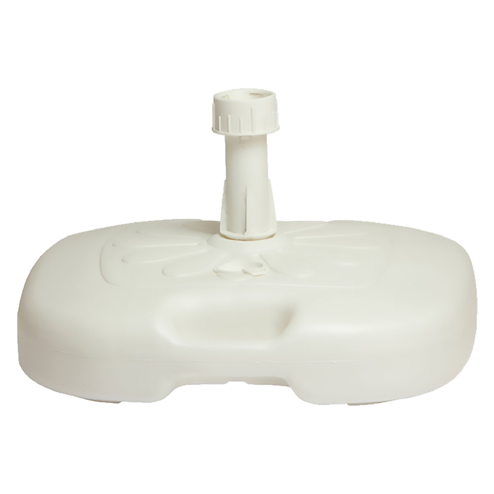 Base plastica per ombrellone con maniglie 45 x 45 – capacità 20 lt. Senza marca