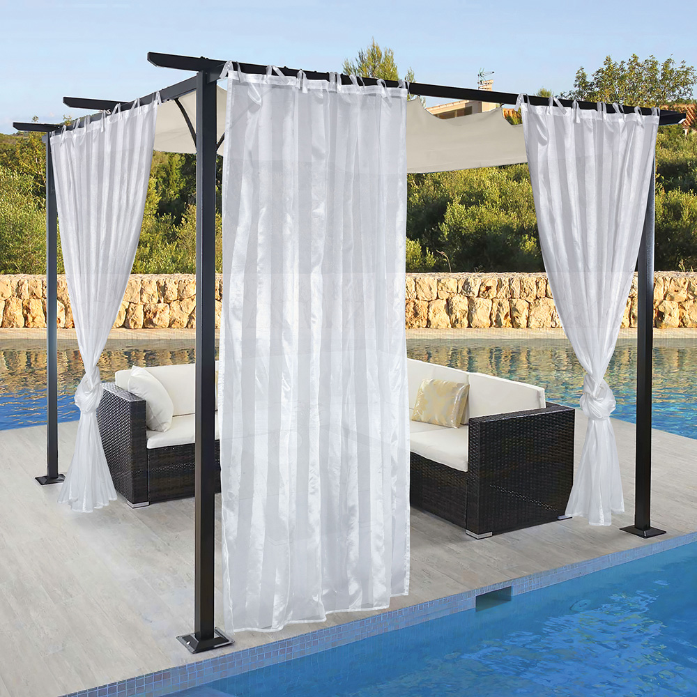 Tenda velo per gazebo cm.150 x h.280 Senza marca