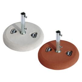 Base per ombrellone in cemento florida ø cm. 55 - col. bianco Senza marca
