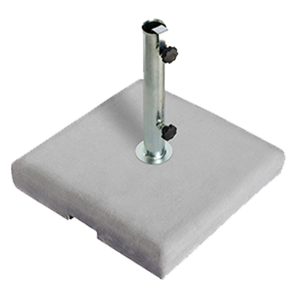 Base per ombrellone in cemento bali cm. 50×50 – col. bianco Senza marca