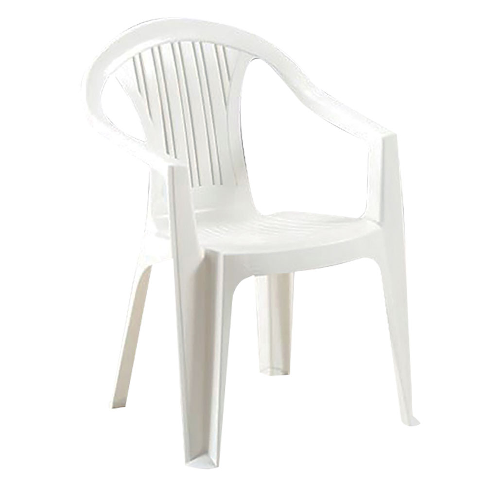 Sedia in polipropilene ‘ratak’ bianco Bica