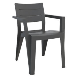 Sedia in polipropilene 'julie' bianca Keter