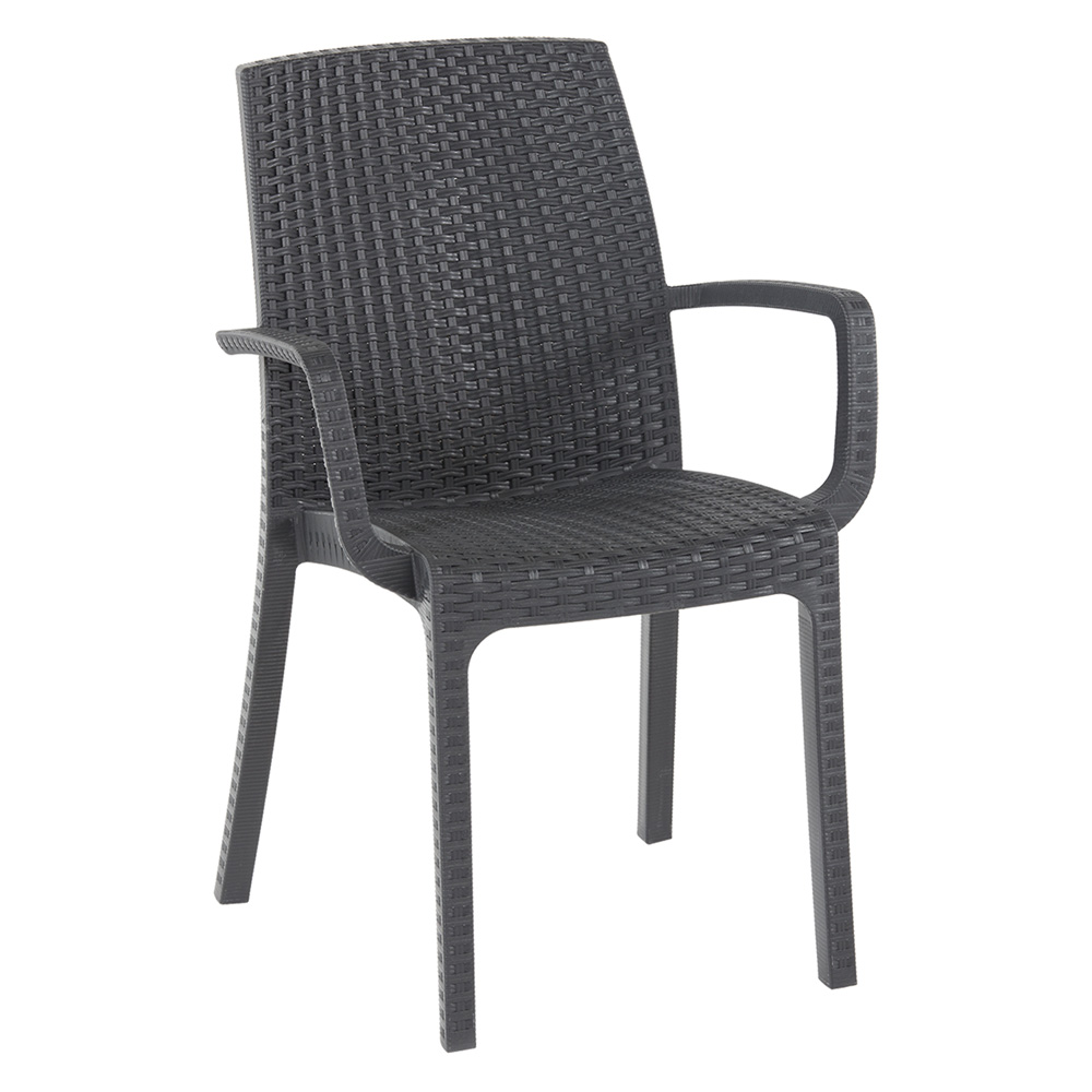 Sedia in polipropilene ‘indiana’ antracite Bica