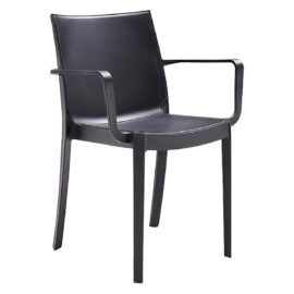 Sedia in polipropilene 'victoria' antracite Bica