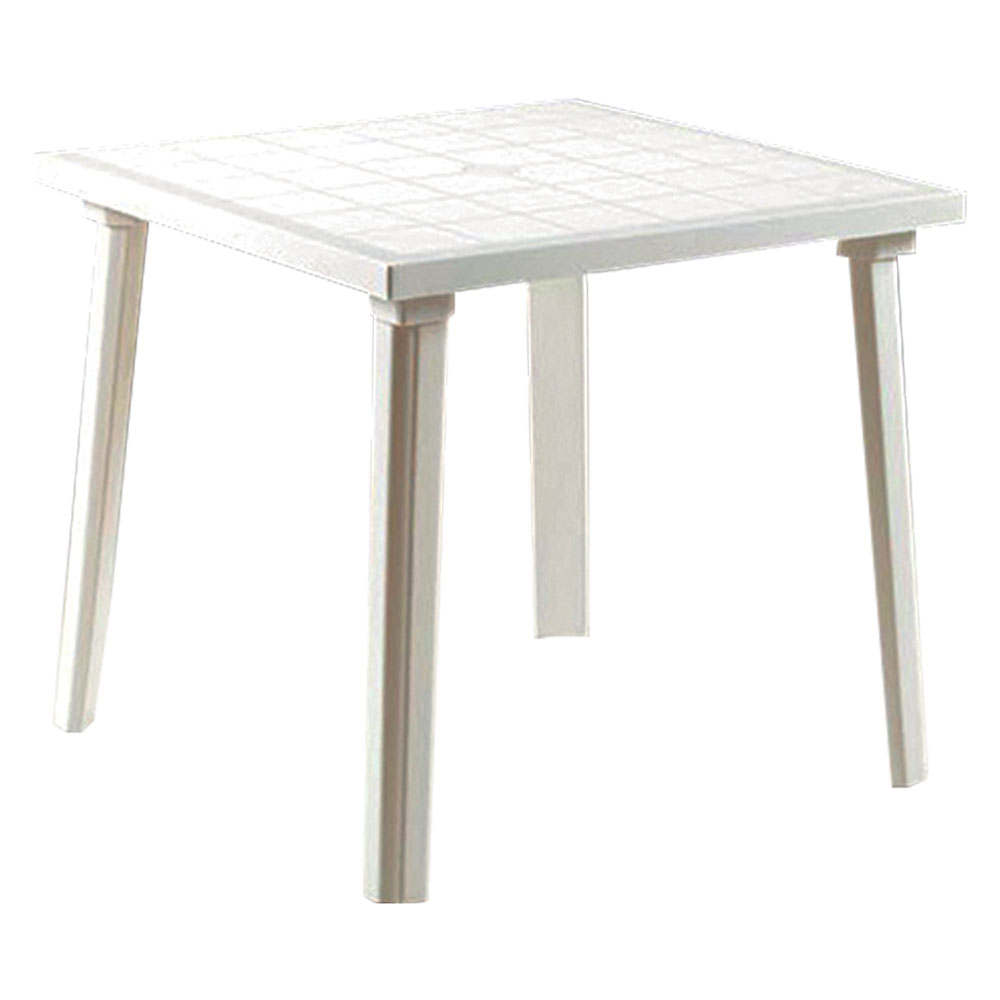 Tavolo in polipropilene ‘weekend’ bianco Bica