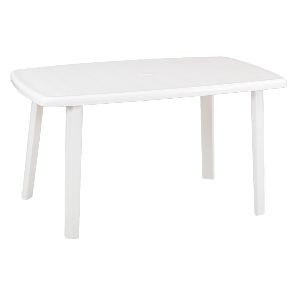 Tavolo in polipropilene ‘cayman’ bianco Bica