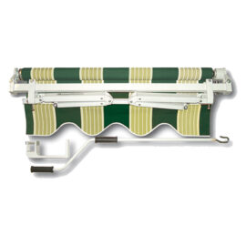 Tenda da sole avvolgibile cm.300 x h.200 - giallo/bianco/ara. Sangiorgio