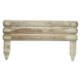 Steccato rettangolare in legno 'vampiro' cm. 55 x 5 x h.30/15 Senza marca