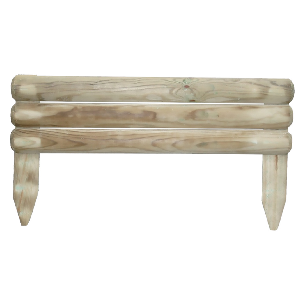 Steccato rettangolare in legno ‘vampiro’ cm. 55 x 5 x h.30/15 Senza marca