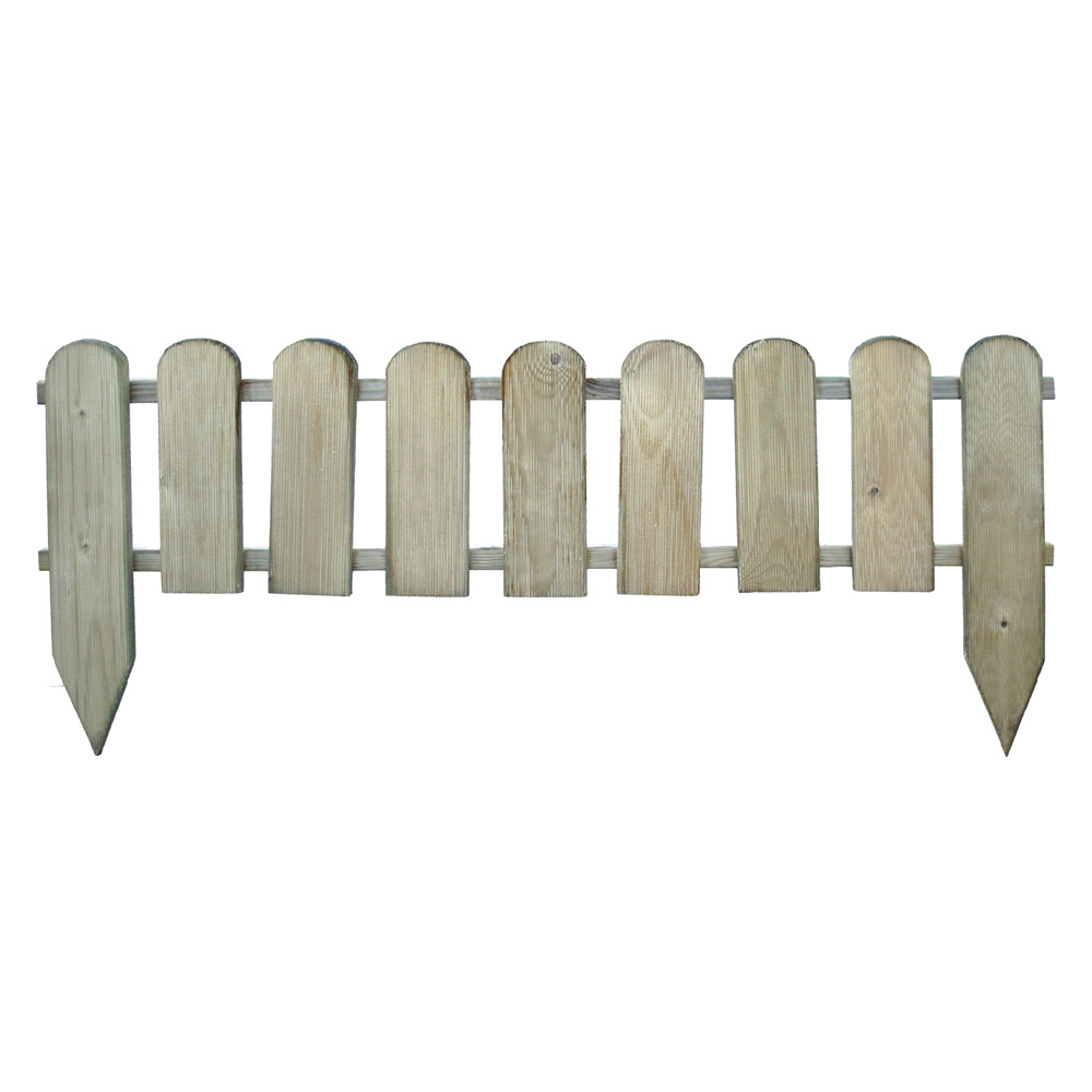 Steccato in legno ‘inglese i’ cm. 110 x 2,4 x h.28/45 Senza marca