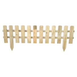 Steccato in legno 'inglese ii' cm. 120 x h.30/45 Senza marca