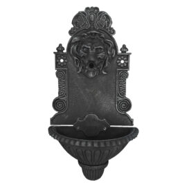 Fontana a parete modello 'leone' antracite - Ø foro 20 mm. Senza marca
