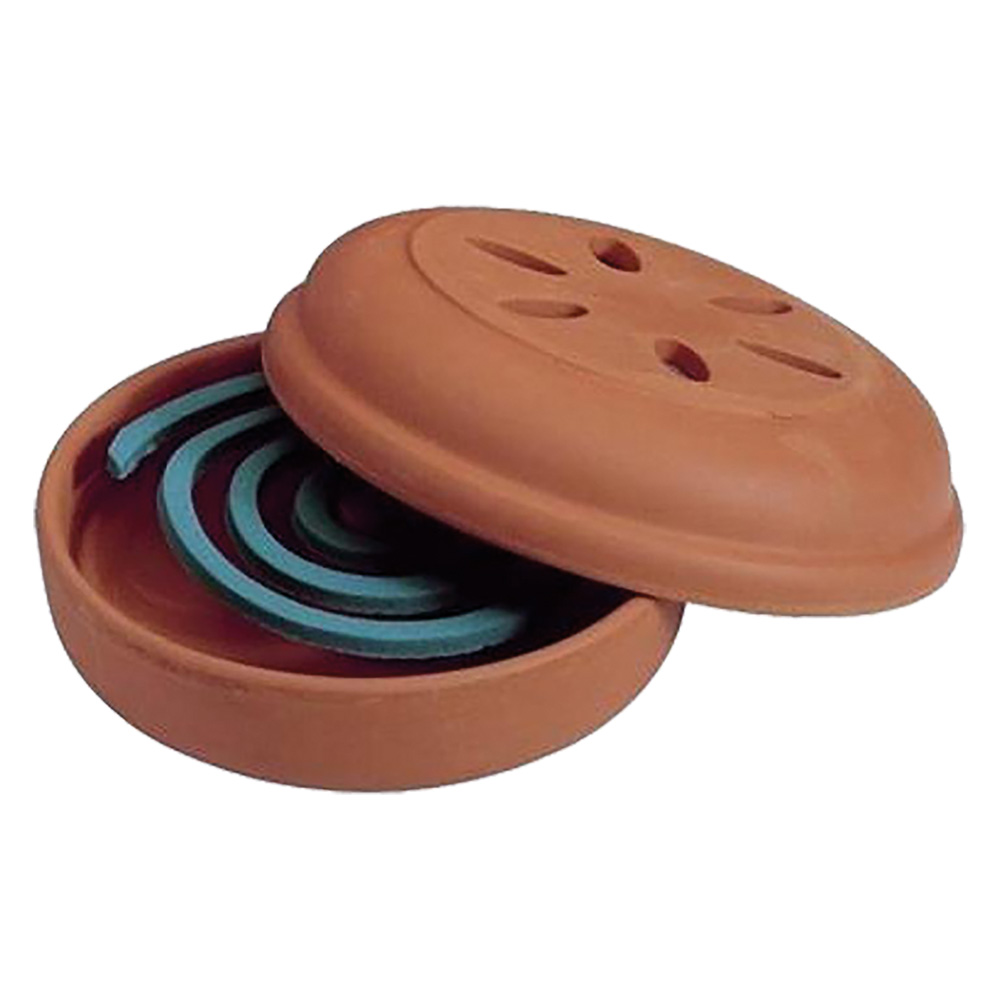 Coccio con spirali insetticide vulcano – 1 coccio + 10 spirali Senza marca