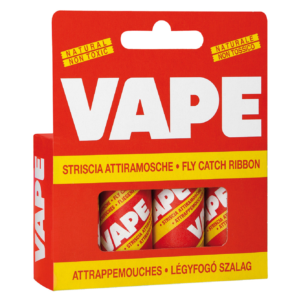 Attiramosche a striscia confezione da 4 cartucce Vape