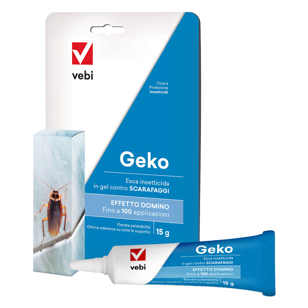 Esca insetticida per scarafaggi gr. 15 – geko tubetto Vebi