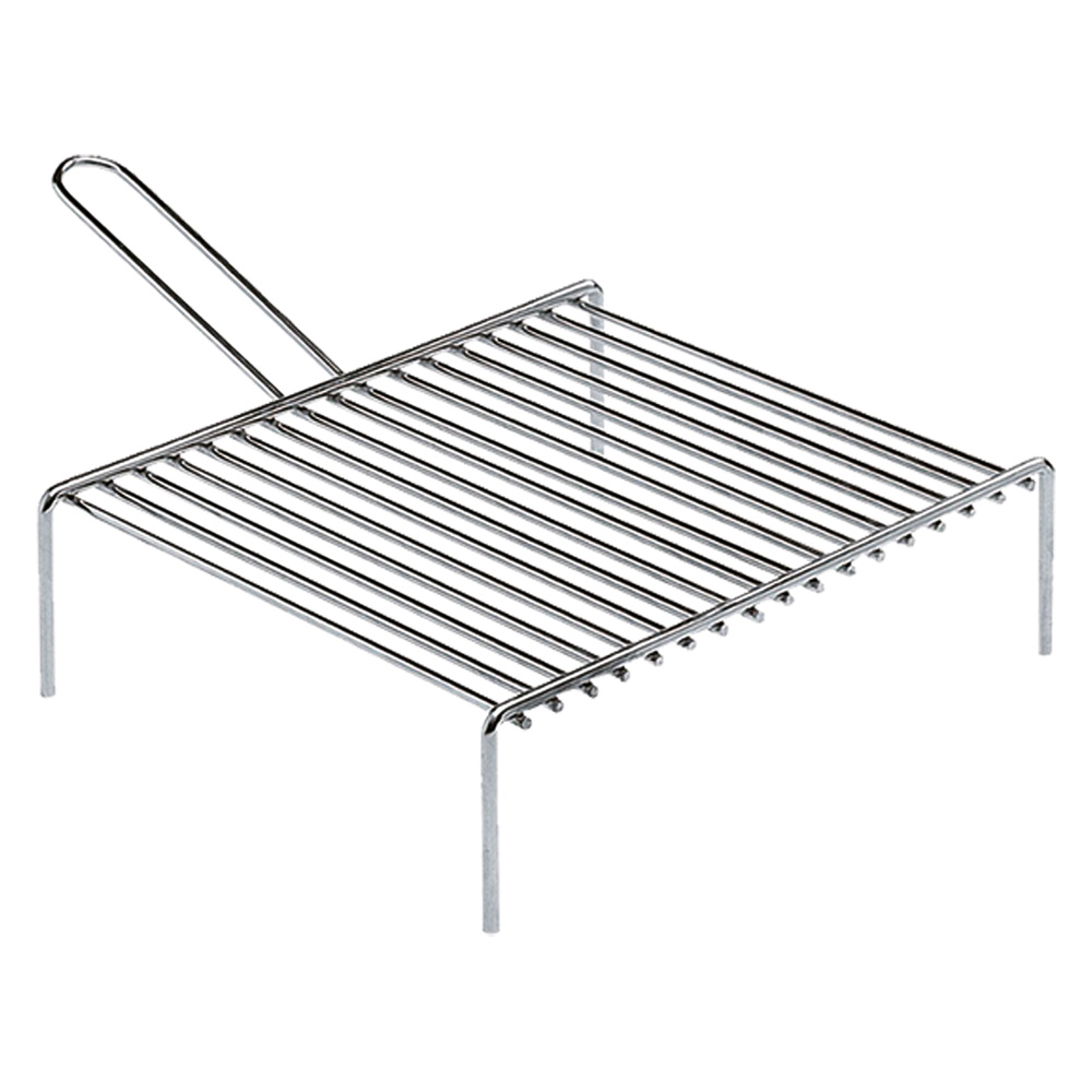 Graticola per camino ‘pesante’ cm 30 x 25 – 1 manico Filcasalinghi