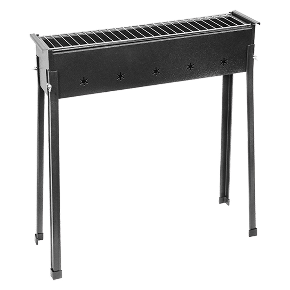 Cuoci spiedini a carbonella art. 510.b  cm 60 x 15 x h 70 Mille