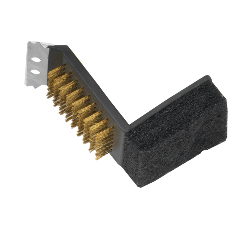 Spazzola doppia per barbecue cm. 15 Senza marca