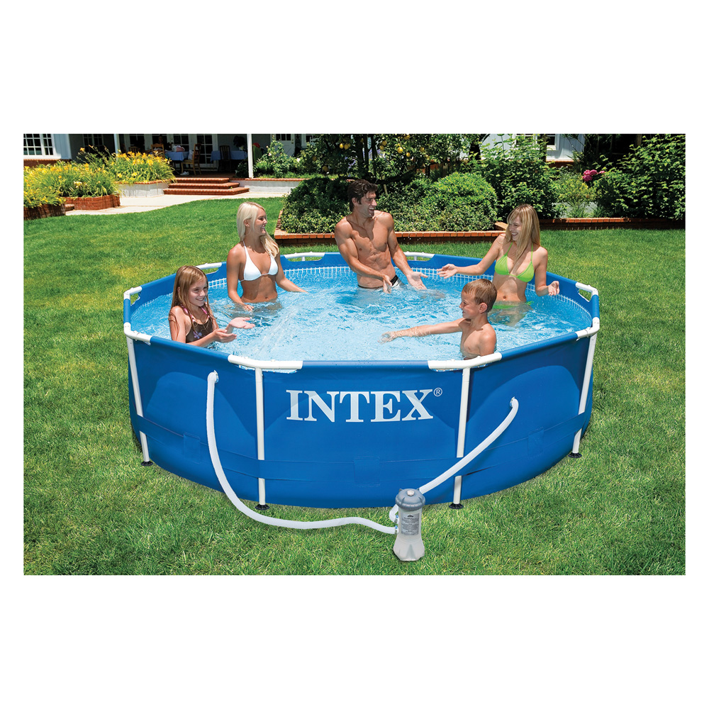 Piscina con telaio ‘linea frame’ cm 305 x 76 – 4485lt pompa 1250 l/h Intex
