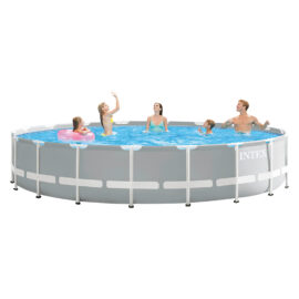 Piscina con telaio 'linea prism frame' cm 610 x 132 - capacità 32695 lt Intex