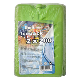 Mattonella ghiaccio per contenitori termici 'ice p 2 x  200 grammi Uniflame