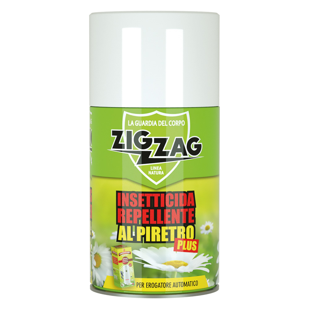 Insetticida spray per erogatore ‘liberatore’ piretro Zig zag