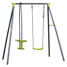Altalena con cavalcabile 'baby swing set' 3 posti - cm 269 x 153 x h 195 Lif