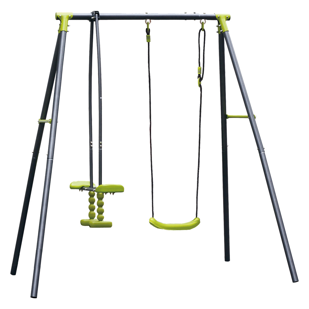 Altalena con cavalcabile ‘baby swing set’ 2 posti – cm 195 x 153 x h 195 Lif