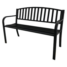 Panchina 'lasin' cm. 119 x 50 x h.75 - nera Lif