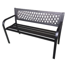 Panchina 'borgarino' cm. 119 x 50 x h.75 - nera Lif