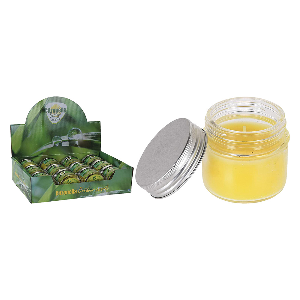 Candela alla citronella cm 6 gr. 165 colori assortiti Senza marca
