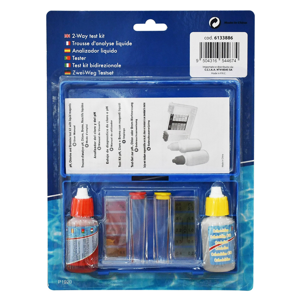 Test cloro/ph kit Fluxy