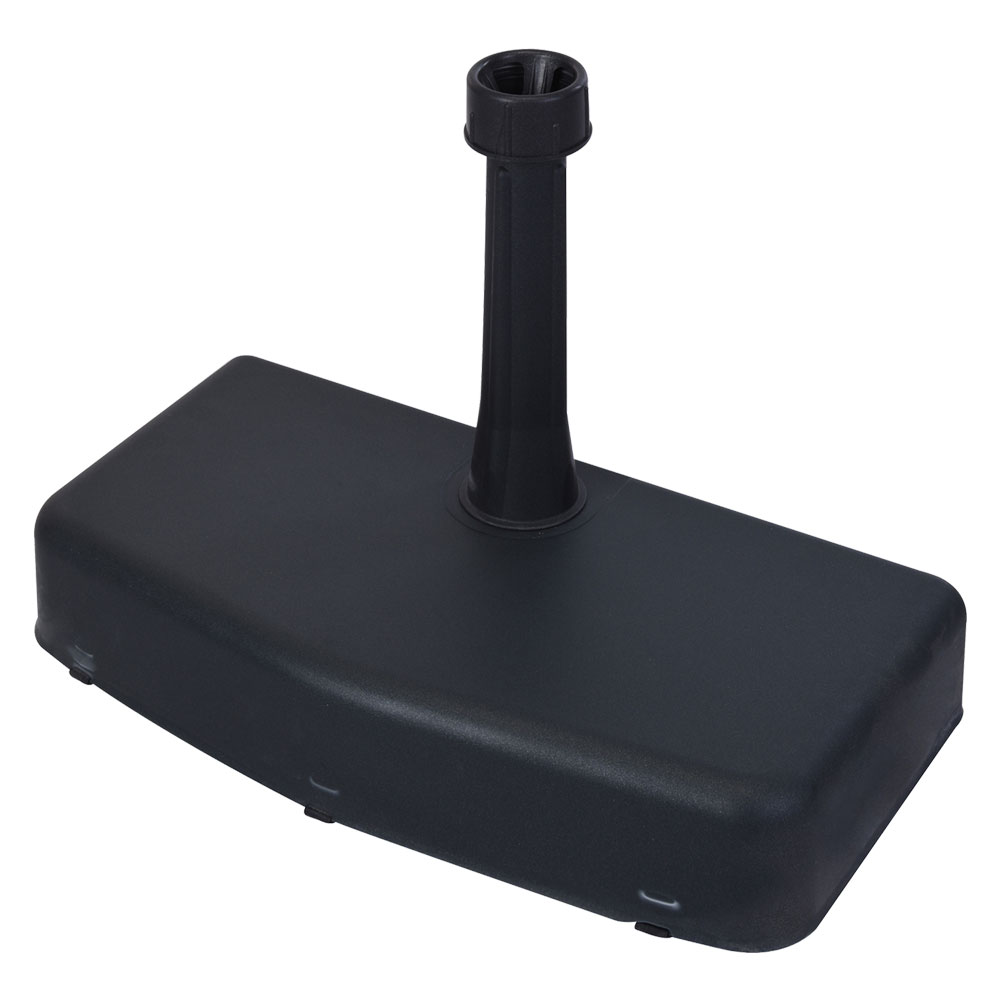 Base plastica per ombrellone a parete cm 50 x 25 x h.9 Senza marca