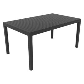 Tavolo in polipropilene 'palau' antracite Ipaeprogarden