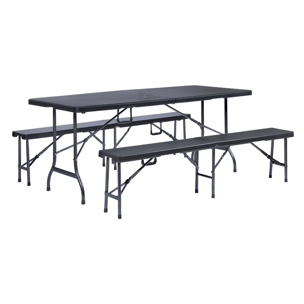 Set pieghevole pic nic ‘party’ colore marrone Lif