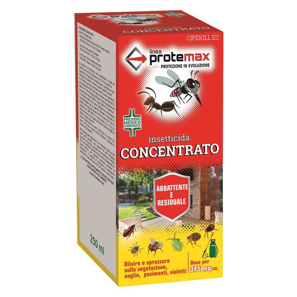 Insetticida multinsetto liquido concentrato ml 1000 (fino a 250 lt di acqua) Protemax