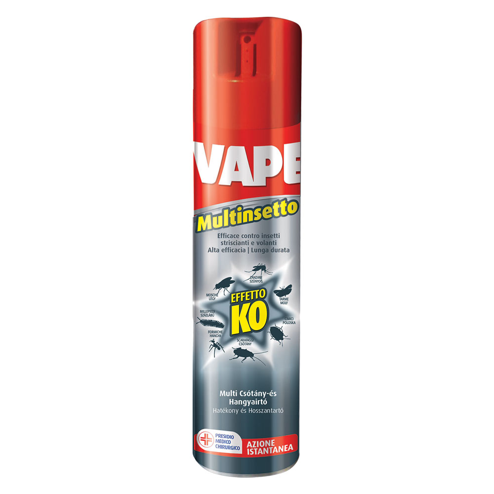 Insetticida multinsetto spray ‘effetto ko’ ml 400 Vape