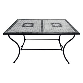 Tavolo decoro mosaico 'ariel' cm 120 x 80 x h.73 - seconda scelta Lif