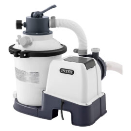 Pompa di filtraggio a sabbia per piscine 3500 lt/h - hp 0,12 Intex