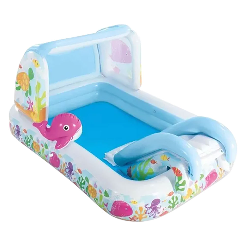Piscina gonfiabile ‘balena rosa’ art. 57447 Intex